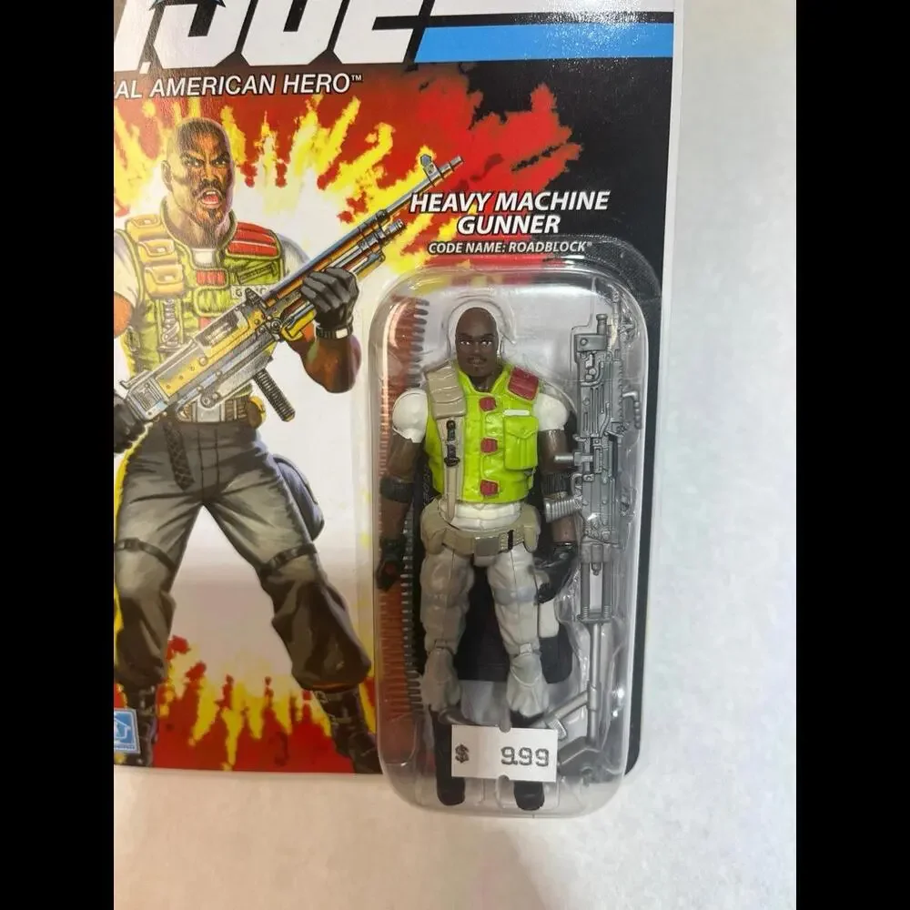 GI Joe Heavy Machine Gunner Roadblock 25th Anniversary Cartoon‎ Series 2007 New
